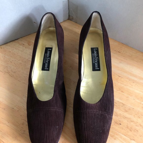 Vtg Louis Feraus Boutique low pump zebra print AA - Picture 5 of 7